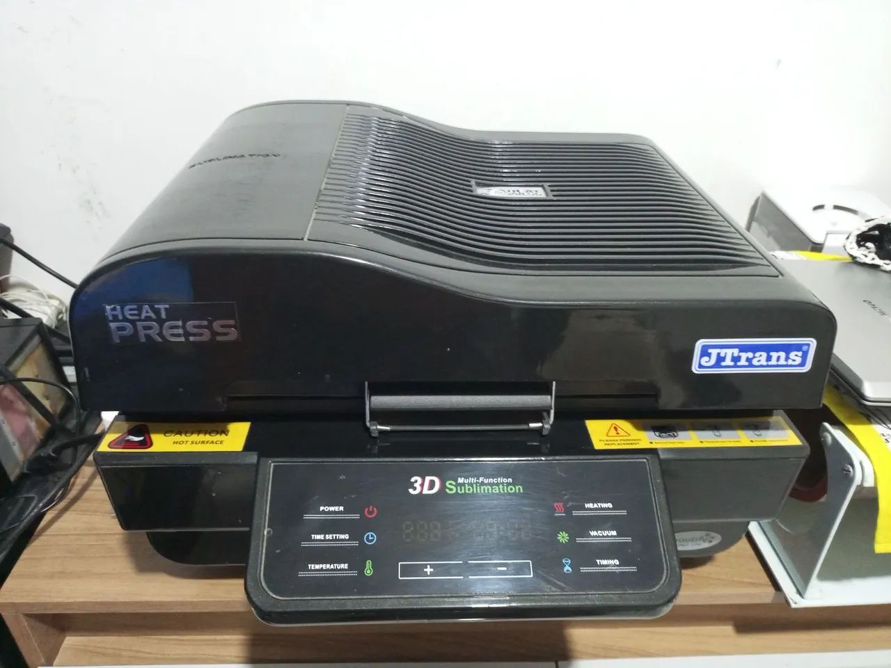 Prensa Térmica 3D de Sublimação a Vácuo