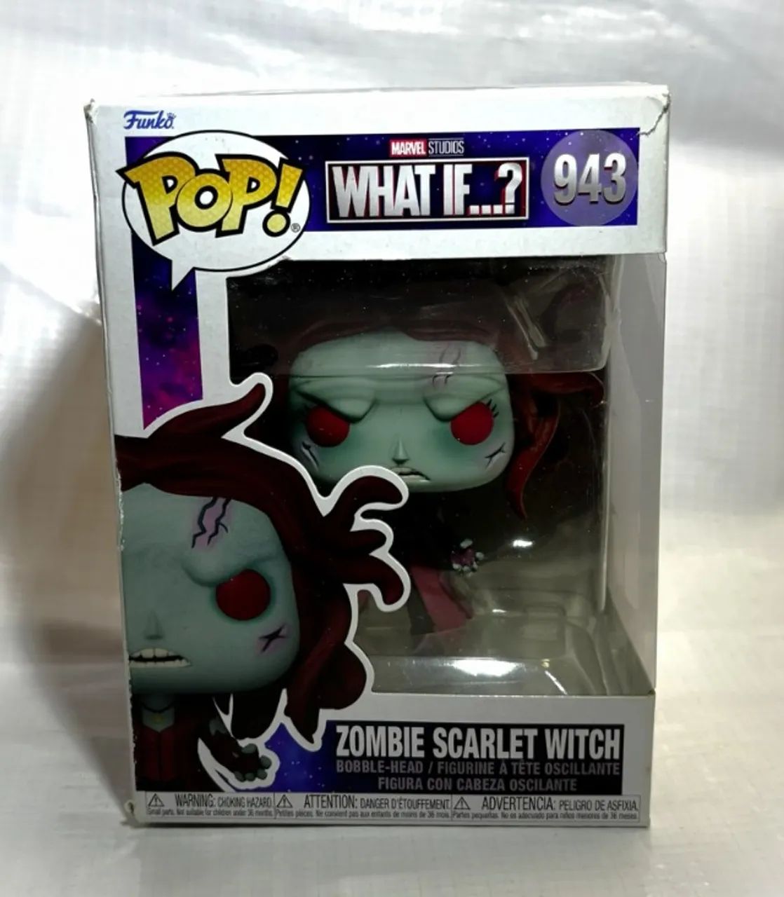 Funko Pop Marvel What If Zombie Scarlet Witch 943 Avengers Mcu