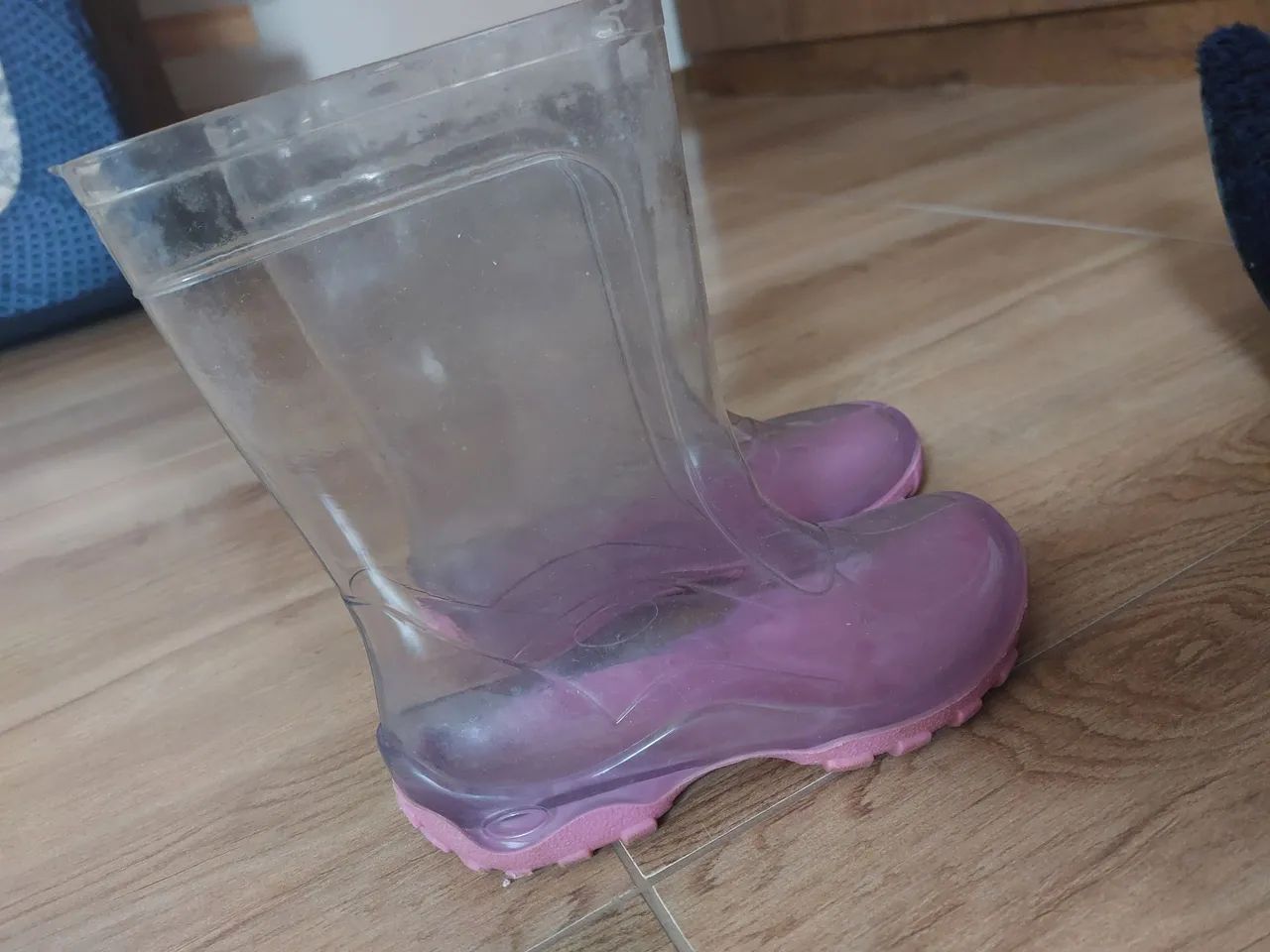 Bota infantil transparente tm 34 - Foto 3