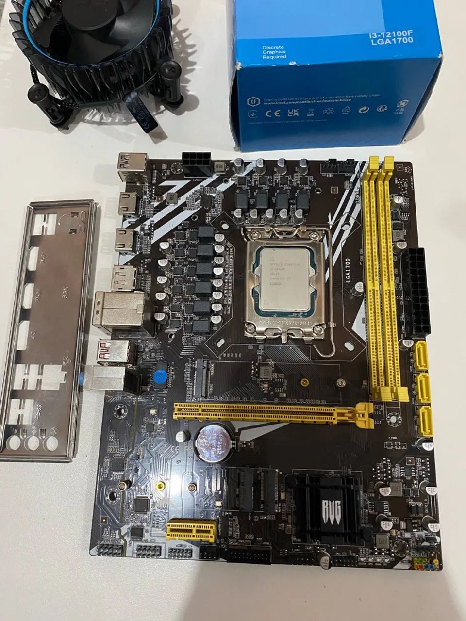 Kit i3 12100f + H610m - Foto 3