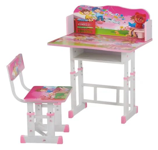 Conjunto Mesa E Cadeira Infantil Happy Rosa - Foto 3