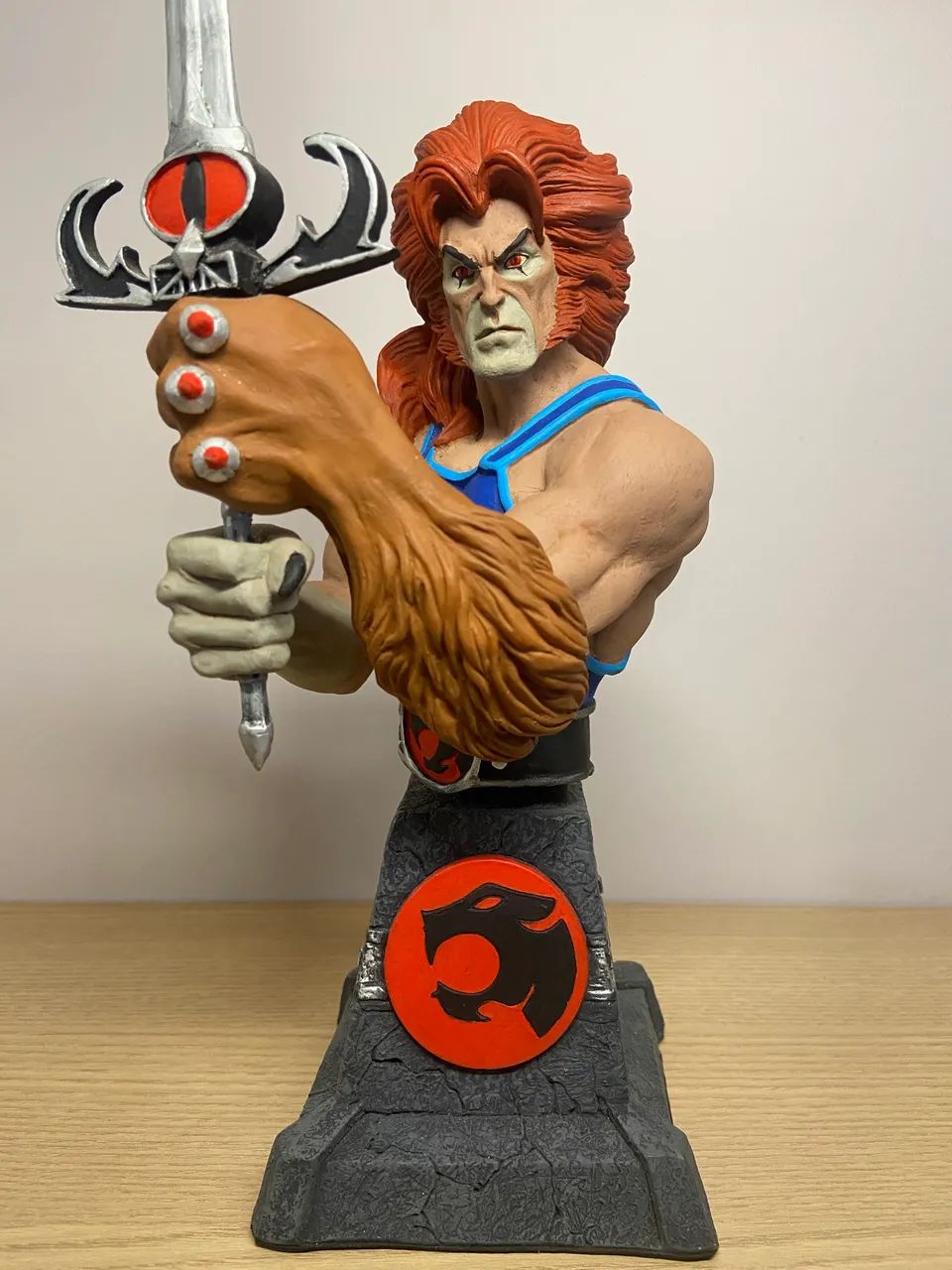 Busto Lion-O (Thundercats) - peça custom  - Foto 2