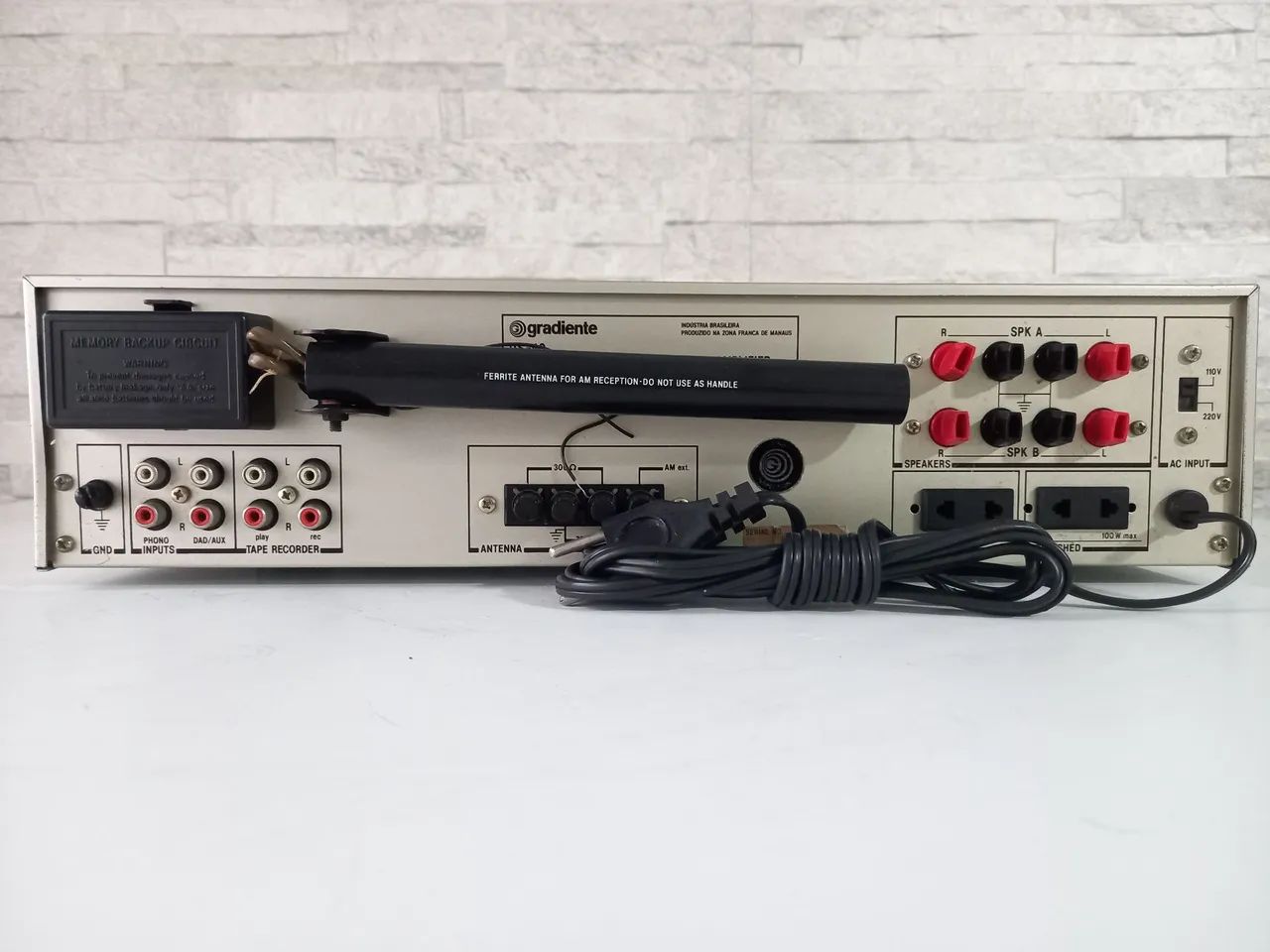 Receiver Gradiente DS 40 TRANSISTORIZADO, LINDO!!!!, funcionando perfeitamente.  - Foto 5