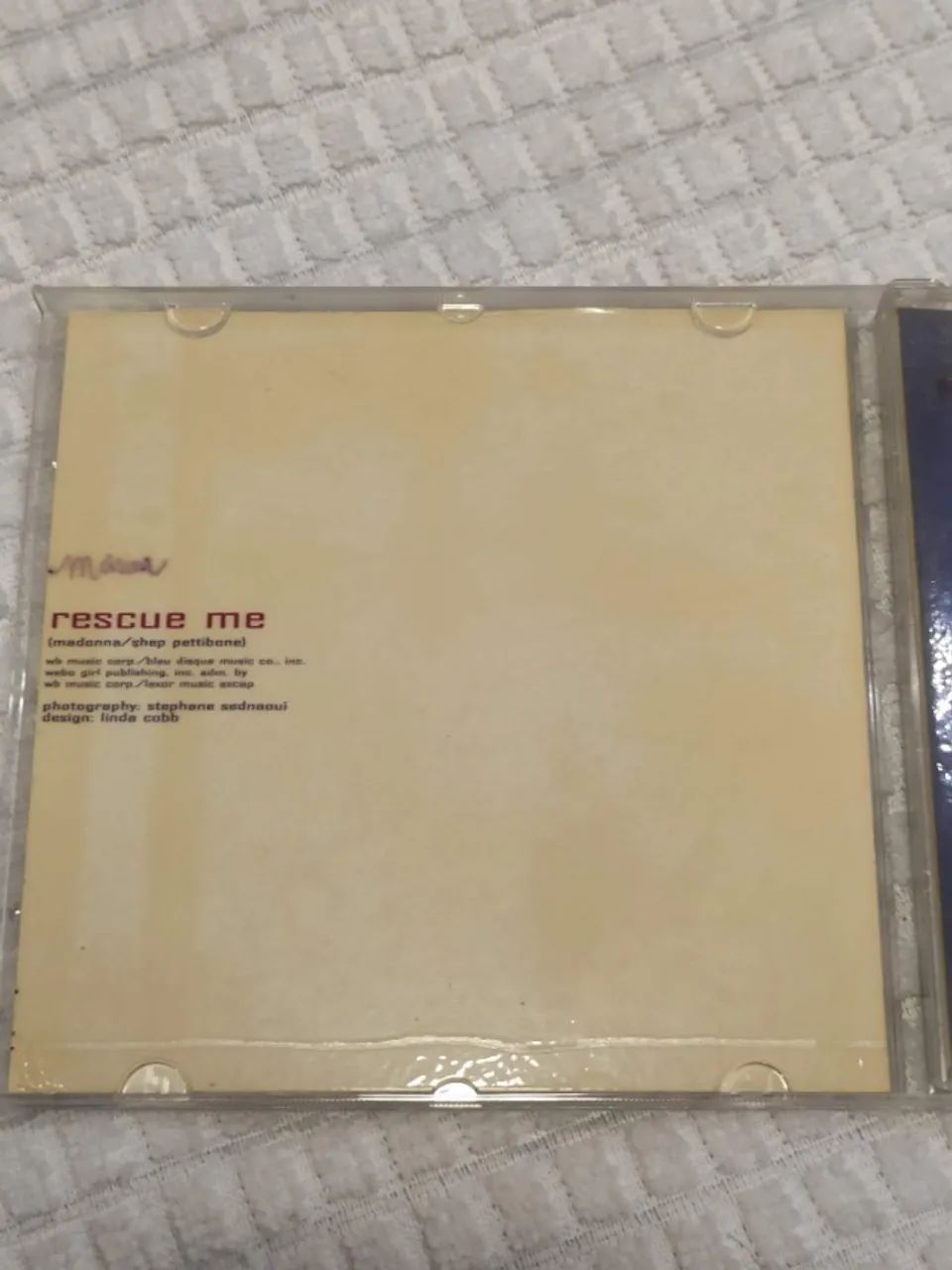 CD Single Madonna Rescue Me - Foto 3