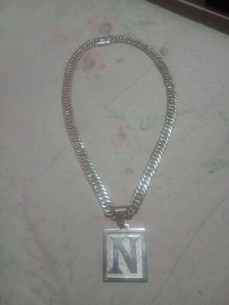 Corrente prata 180 g valor r$ 1500 - Foto 4
