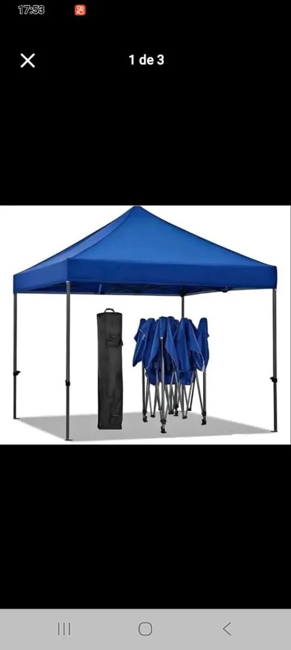 Tenda de Praia Articulada 3x3 