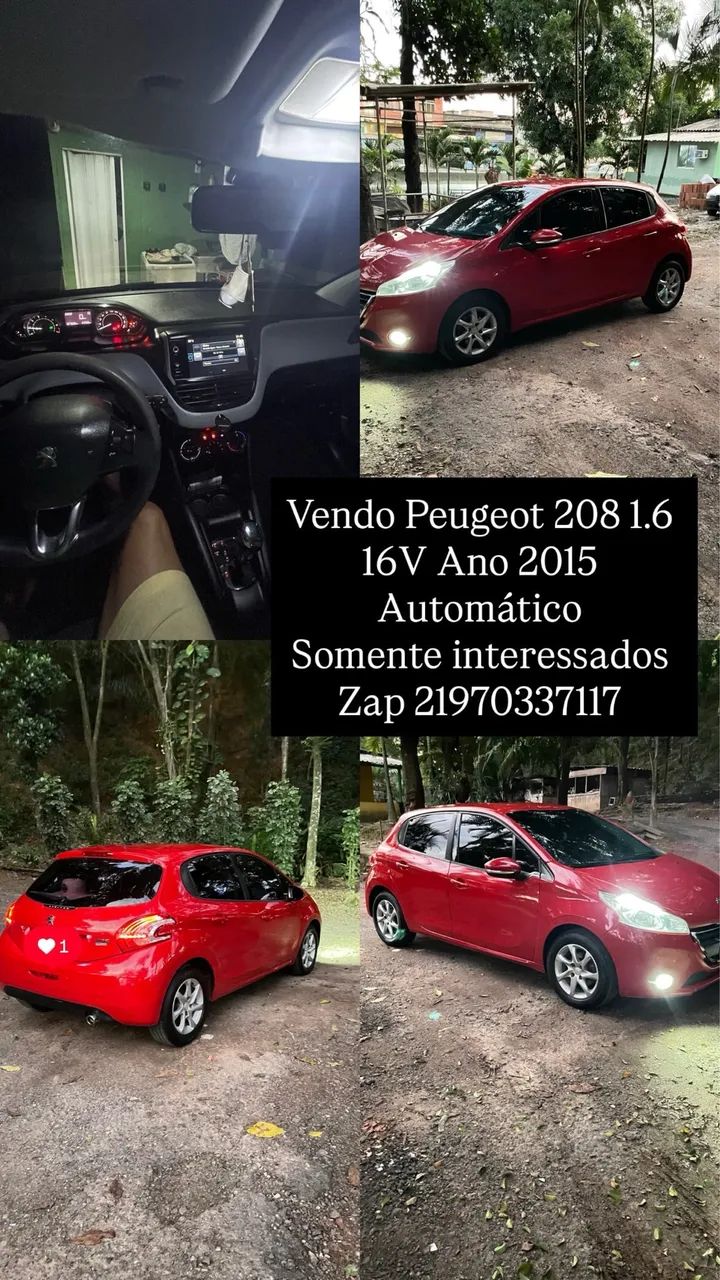 Peugeot 208 208 Active Pack 1.6 Flex 16V 5p Aut. 2015