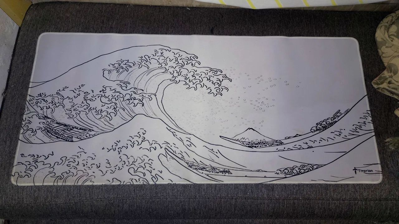 Mousepad wave branco