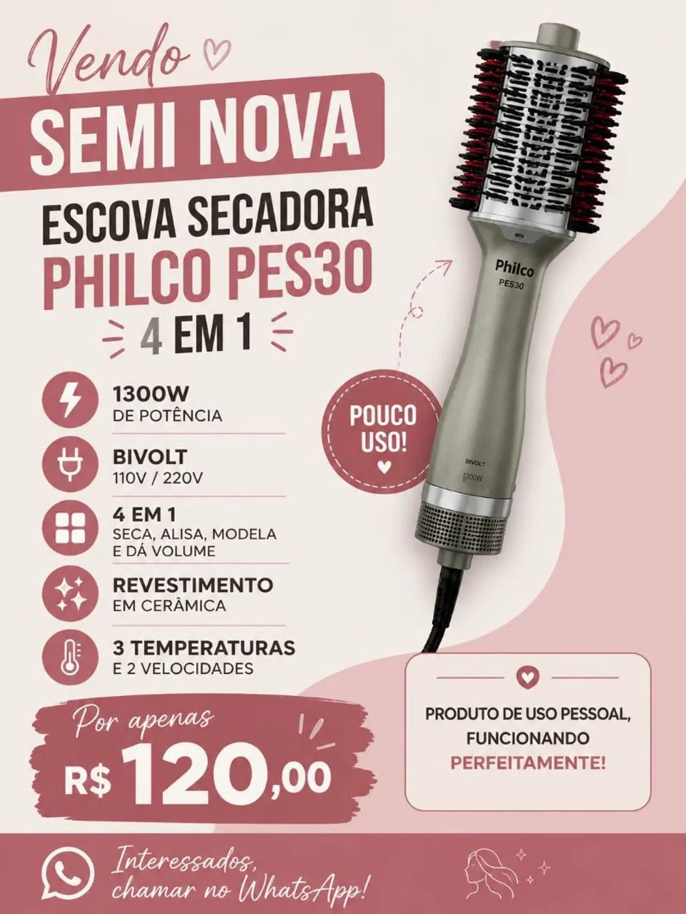 Escova secadora 