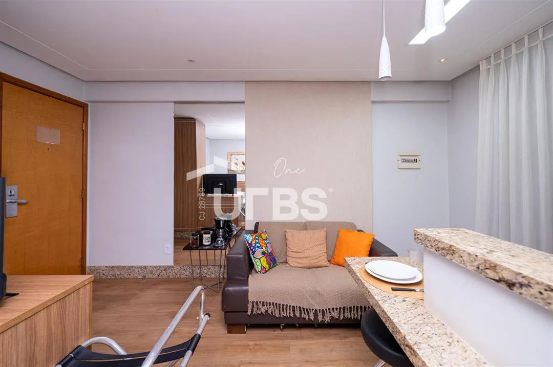 Apartamento à Venda no Setor Oeste  1 Quarto Mobiliado  Próximo à Praça do Sol