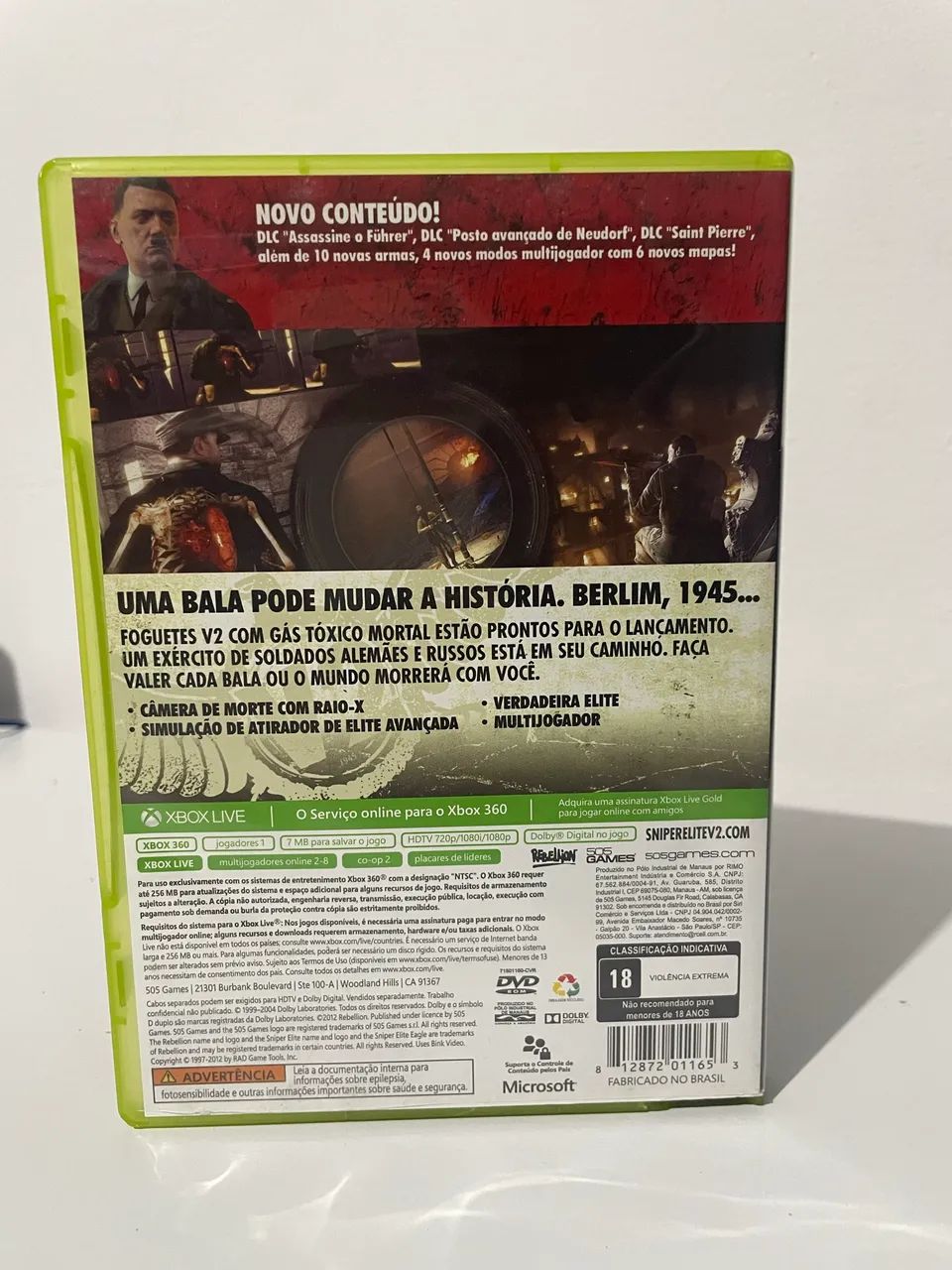 Jogo Xbox - Sniper elite v2 - Foto 2