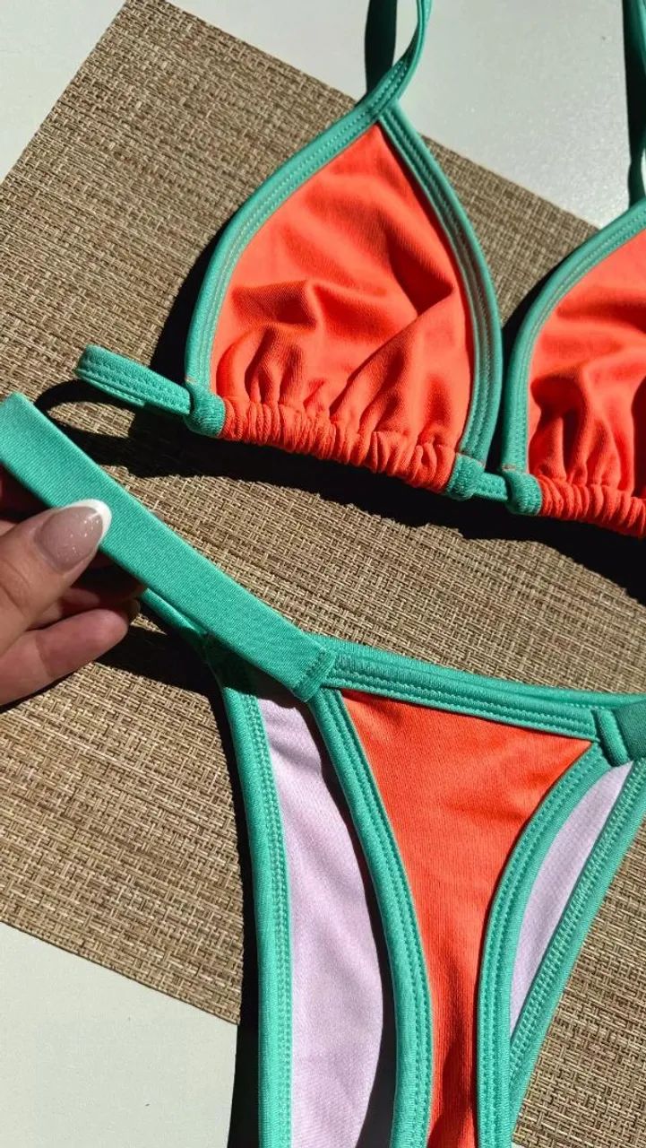 Biquíni Cortininha Bronze 