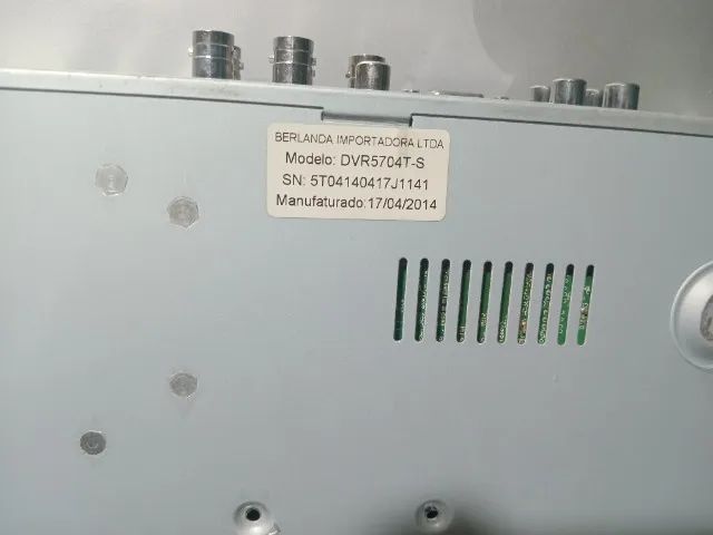 DVR Luxvision 4 Canais (Modelo DVR5704T-S) - Usado, Funcionando e com Fonte - Foto 5