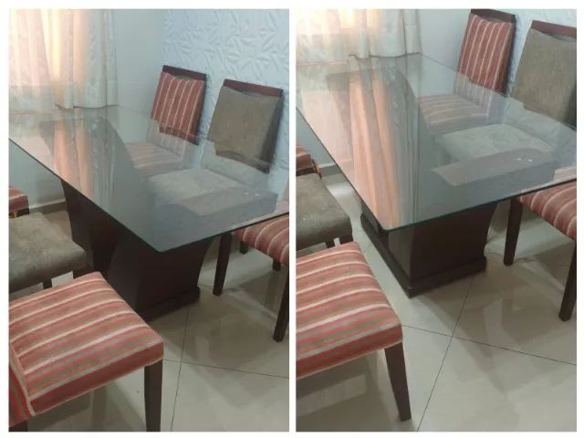 Mesa de jantar retangular 180,0 x 0,90 6 cadeiras - Foto 5