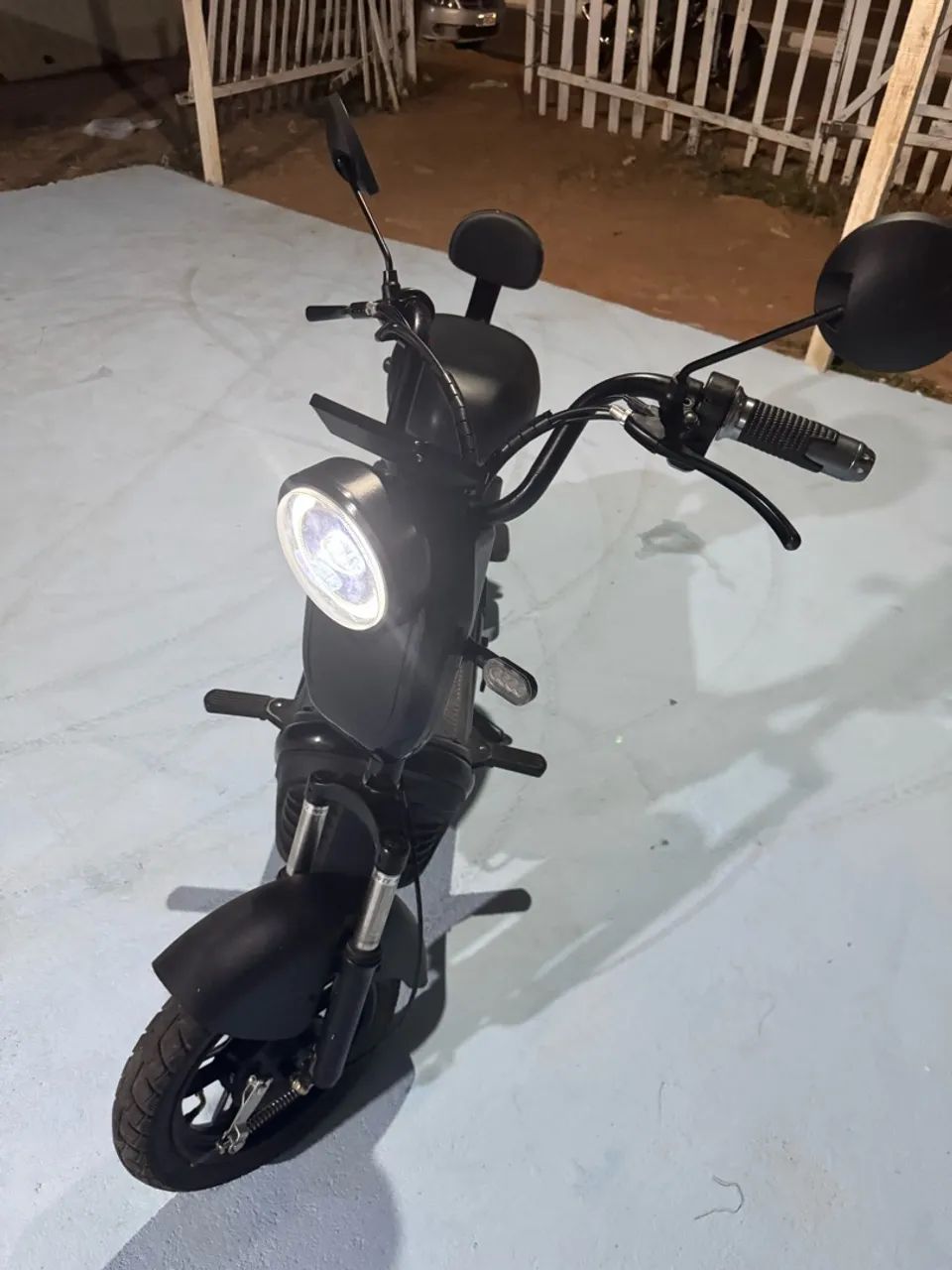 Bicicleta elétrica preta - Foto 5