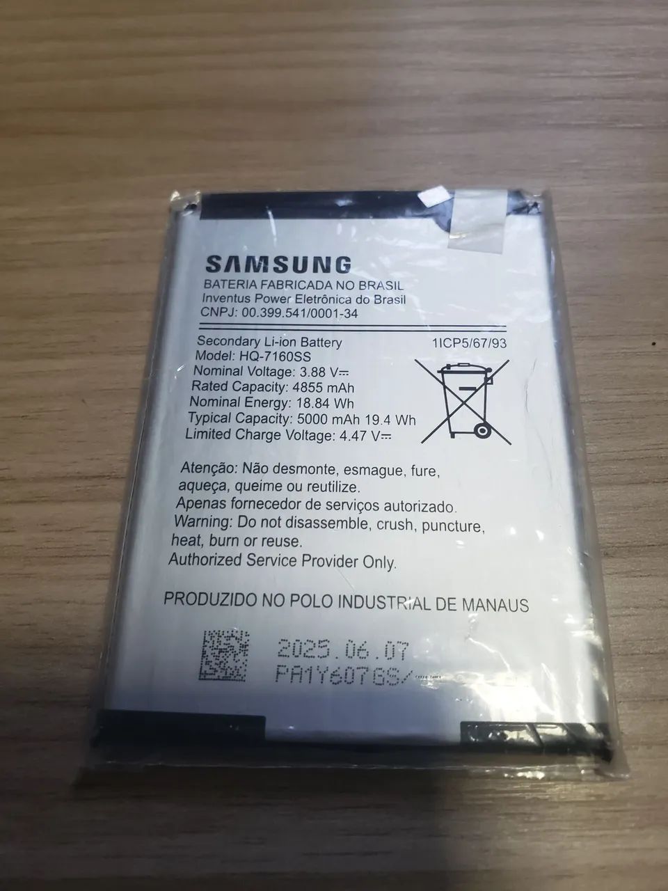 Bateria Original Samsung A06 - Foto 3