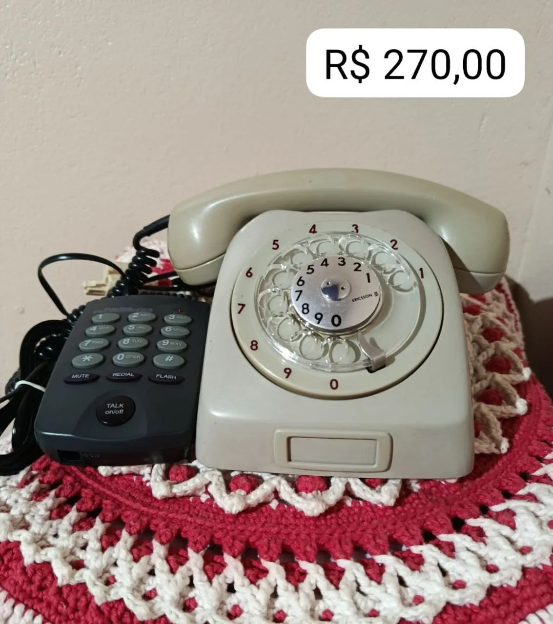 Telefone Ericsson década de 70 e 80  - Foto 2