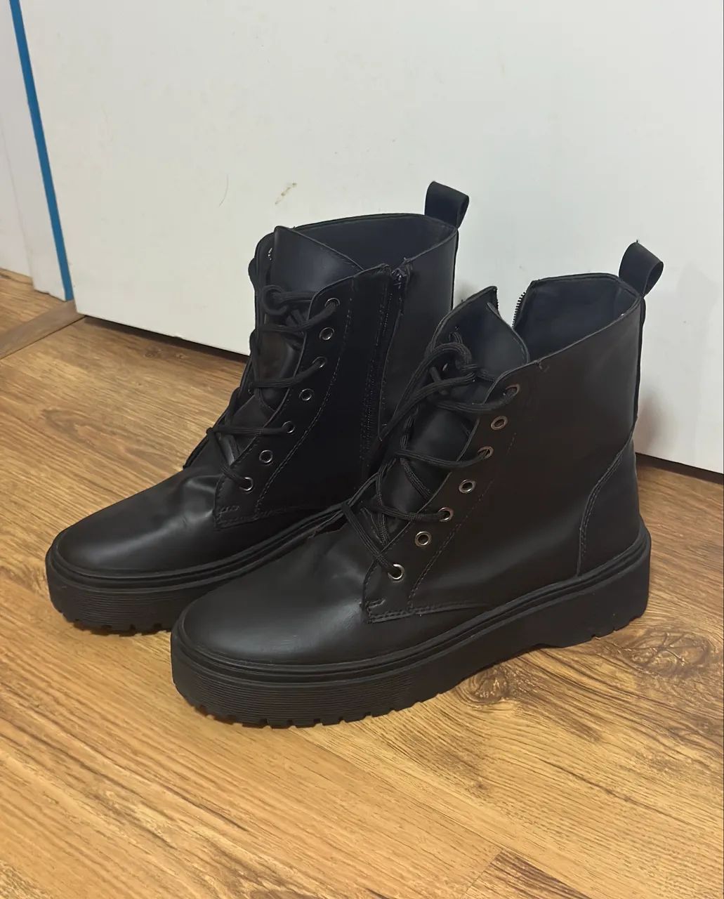 Bota Coturno Feminino Novo