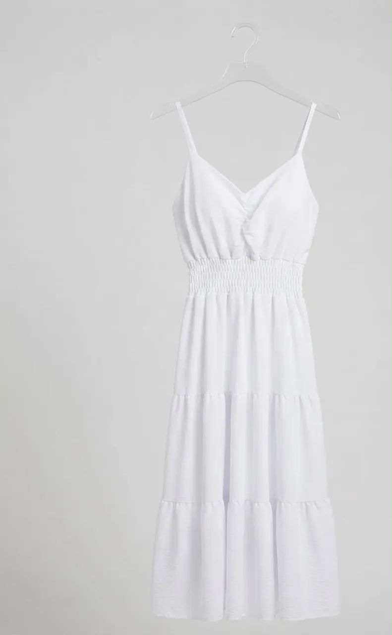 Vestido Midi Branco