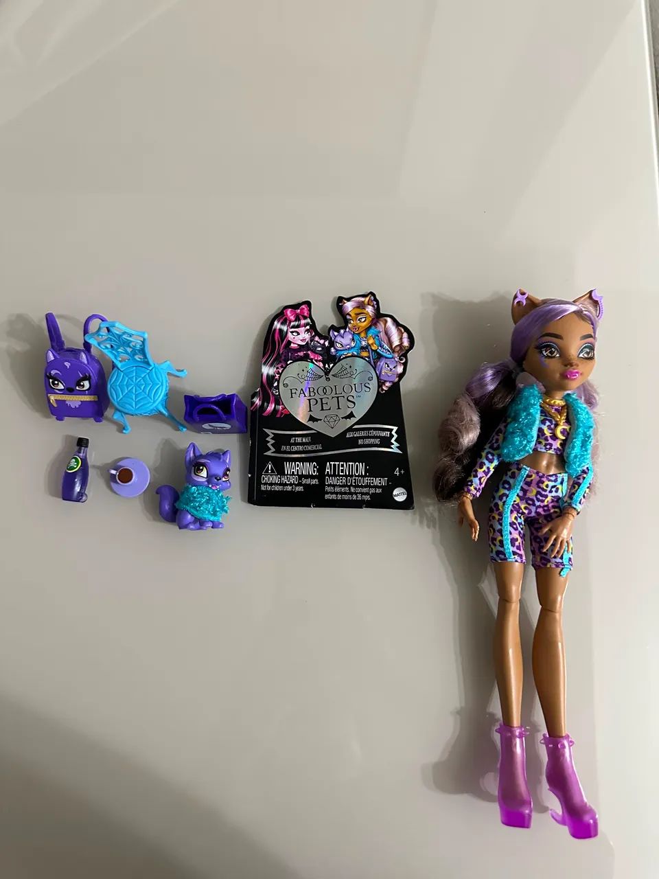MONSTER HIGH G3 PET FABOOLOUS CLAWDEEN