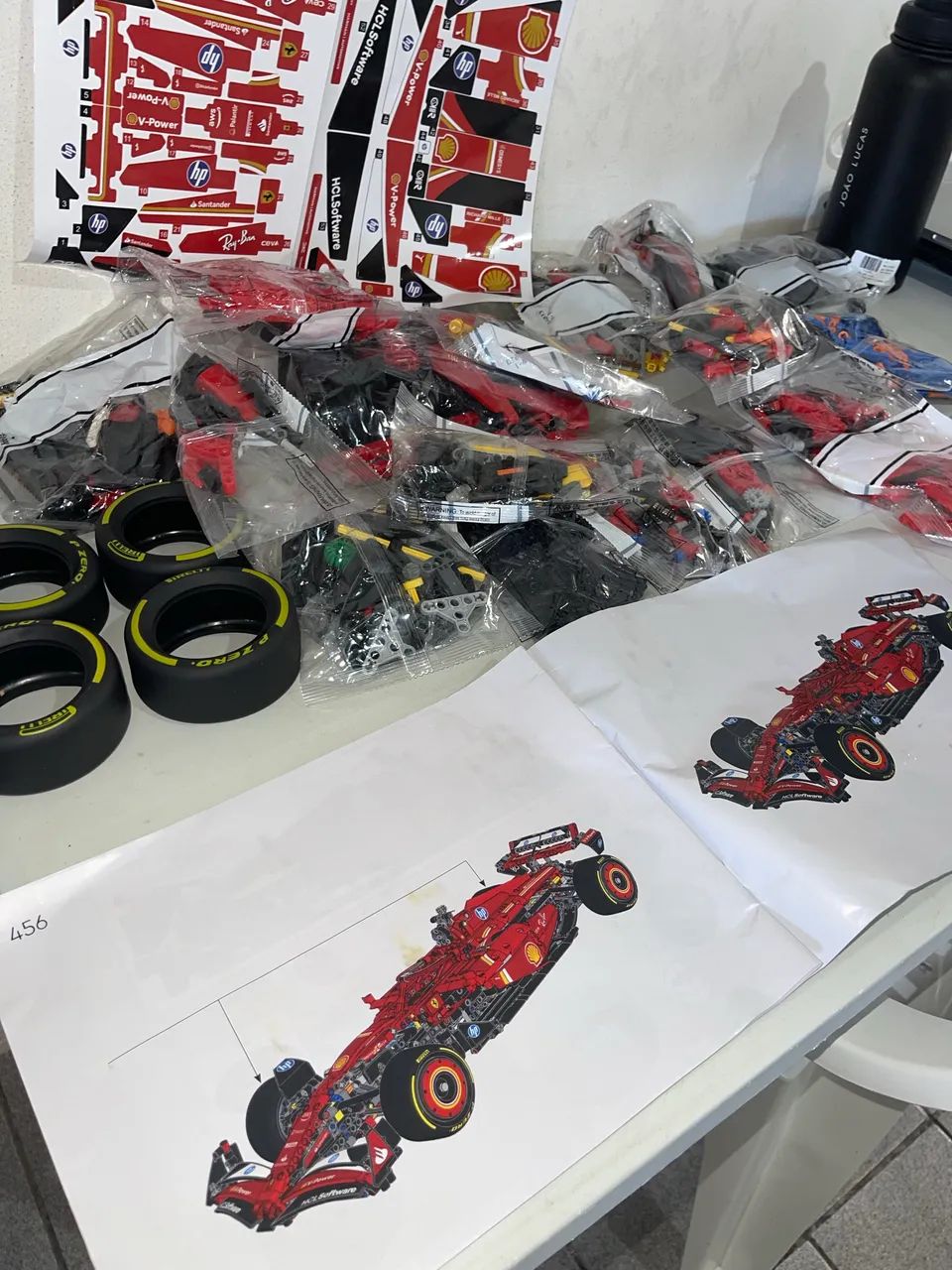 Lego genérico fórmula 1 vermelha  - Foto 3