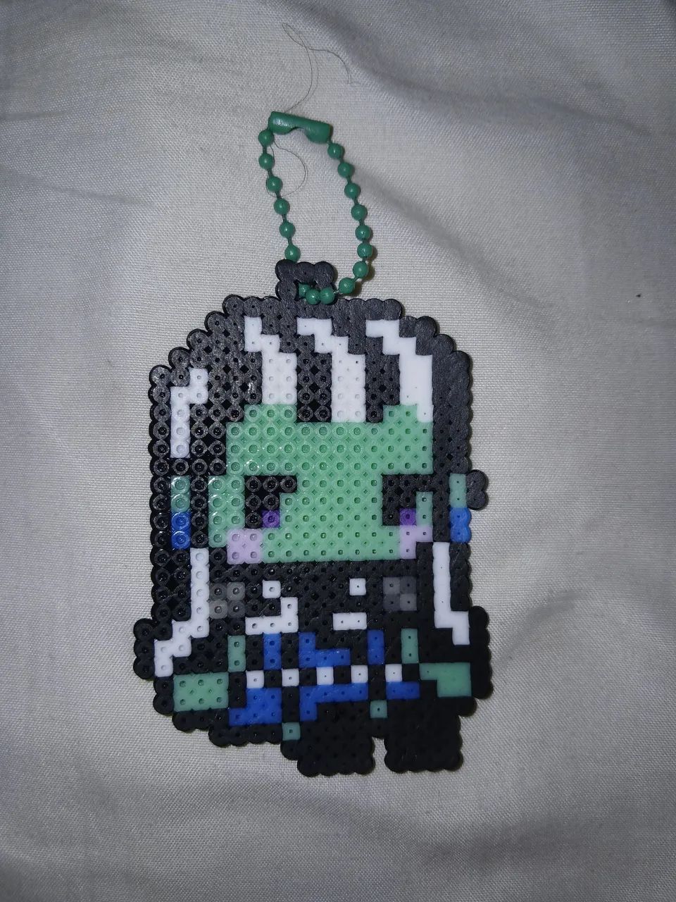Monster high frankie stein chaveiro em pixel art - Foto 2