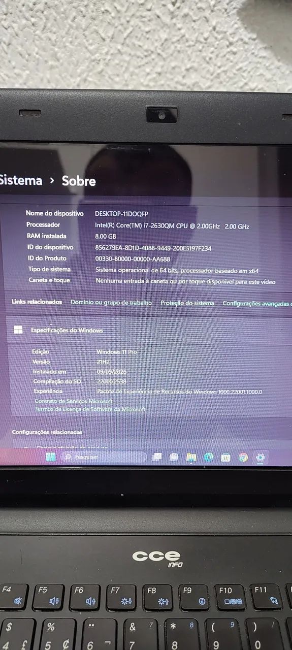 Notebook core i7 2.0Ghz 8 GB de RAM SSD 120 - Foto 5