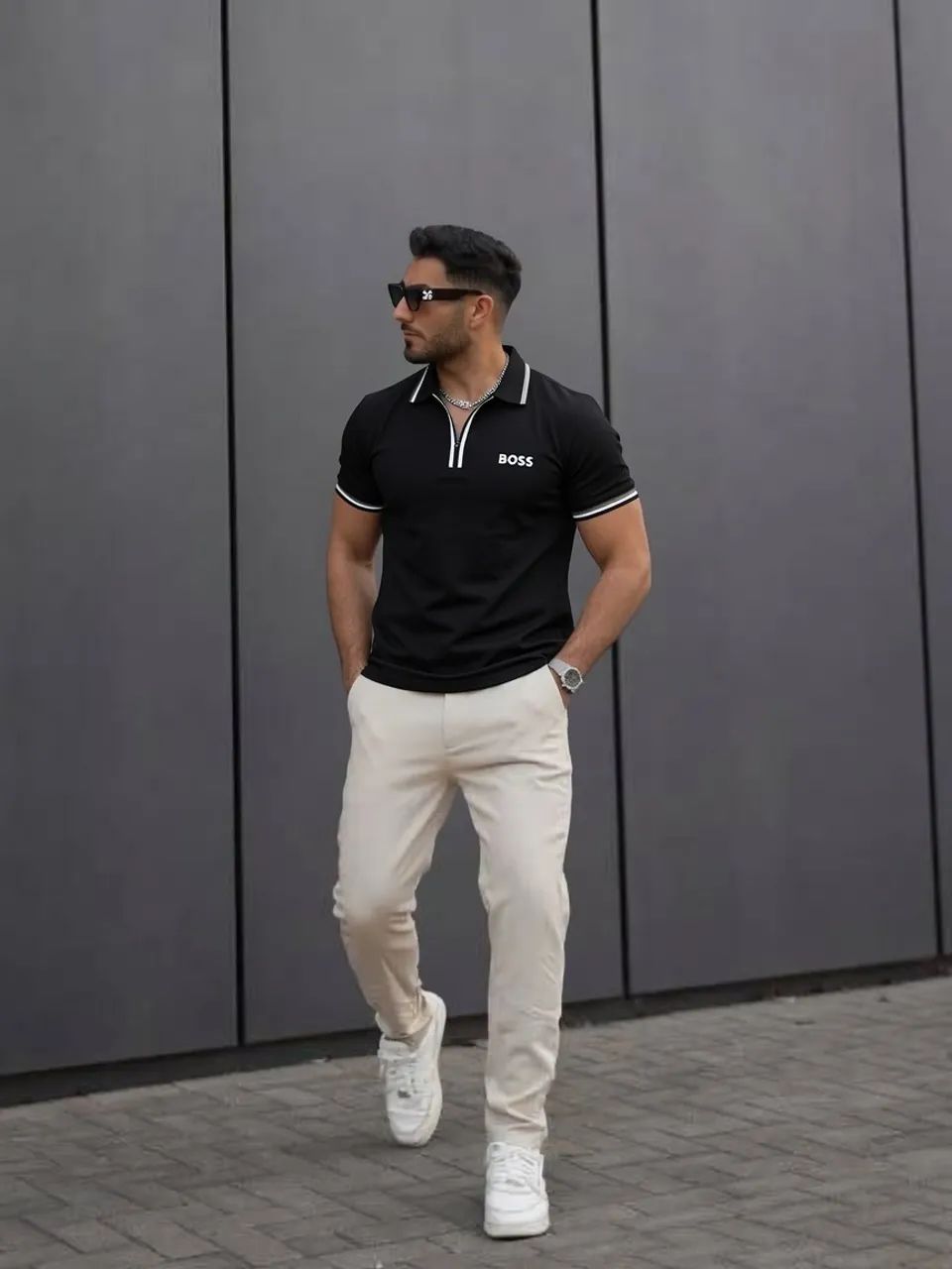 Camisa premium polo preta - Foto 2