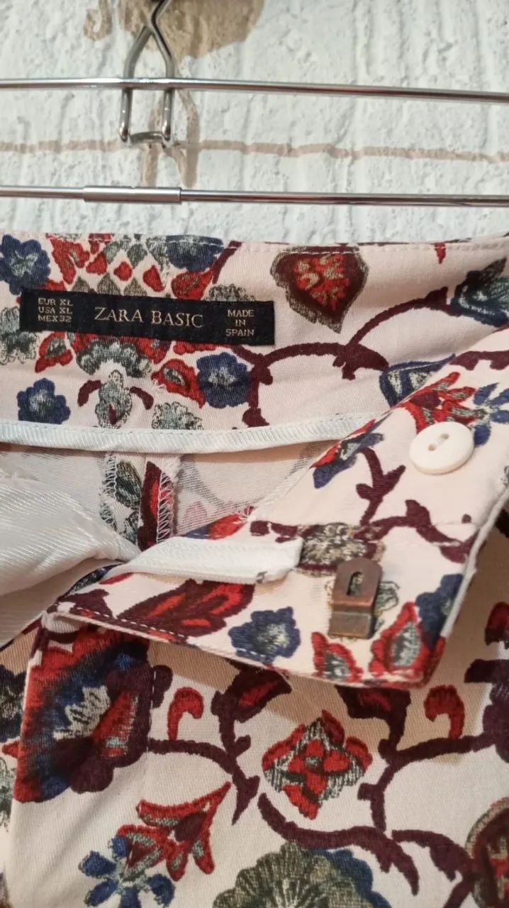 calça zara basic florida feminina tam 42 importada - Foto 4