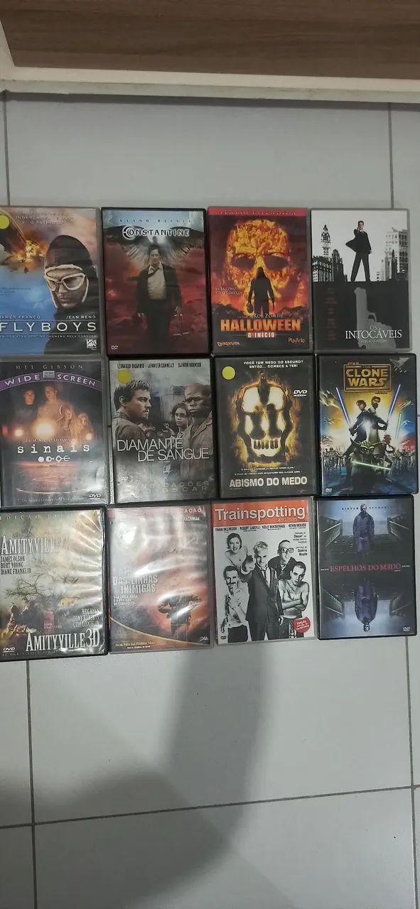 Dvds e blurays diversos originais