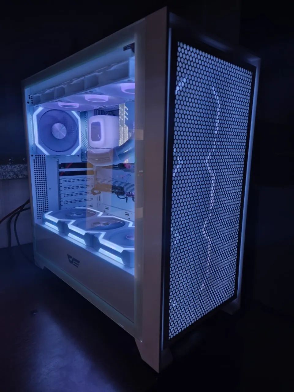 Gabinete Gamer Branco Darkflash DRX 90 Mesh - Foto 4
