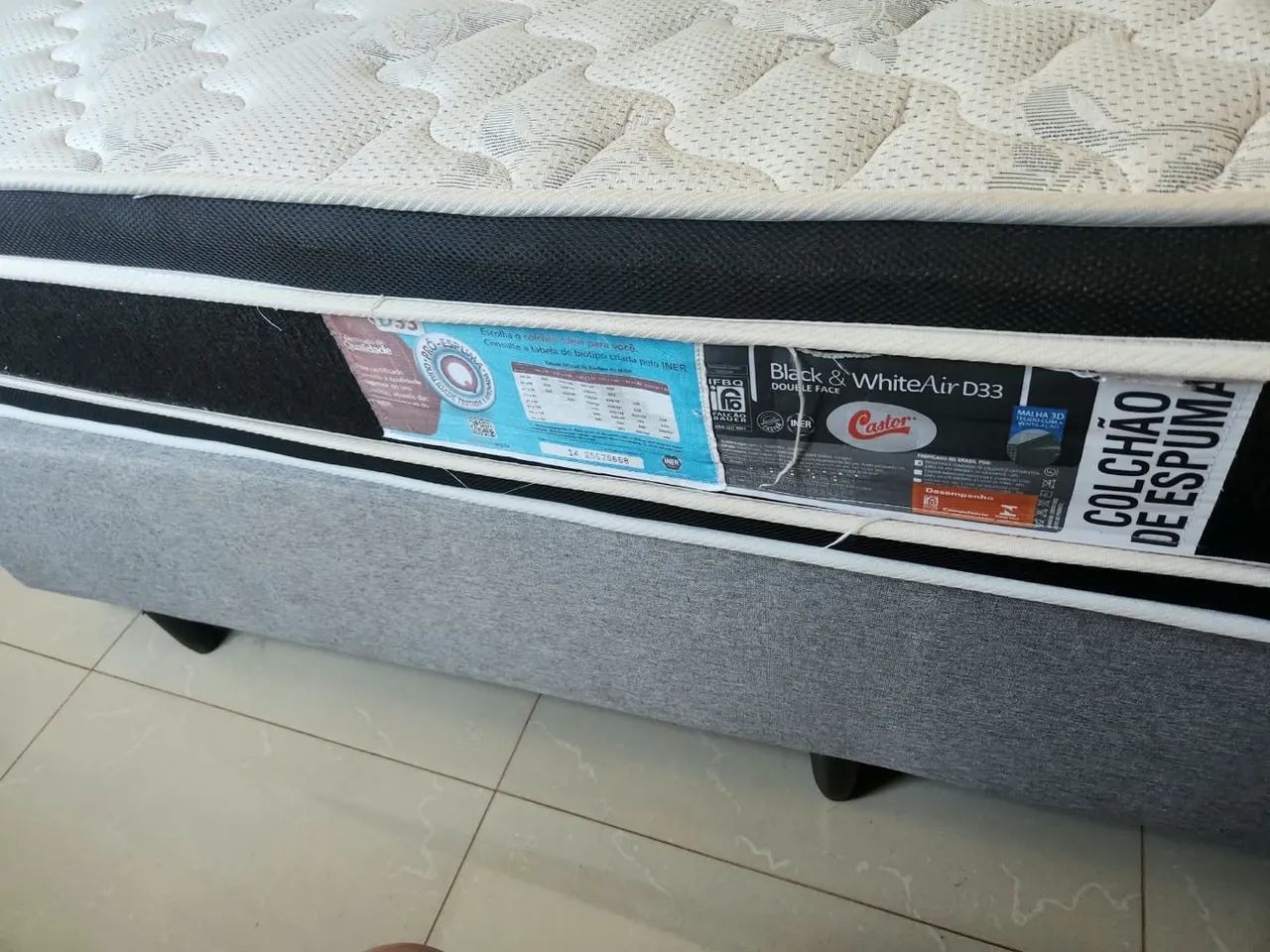 Cama box com colchão Entrego - Foto 3