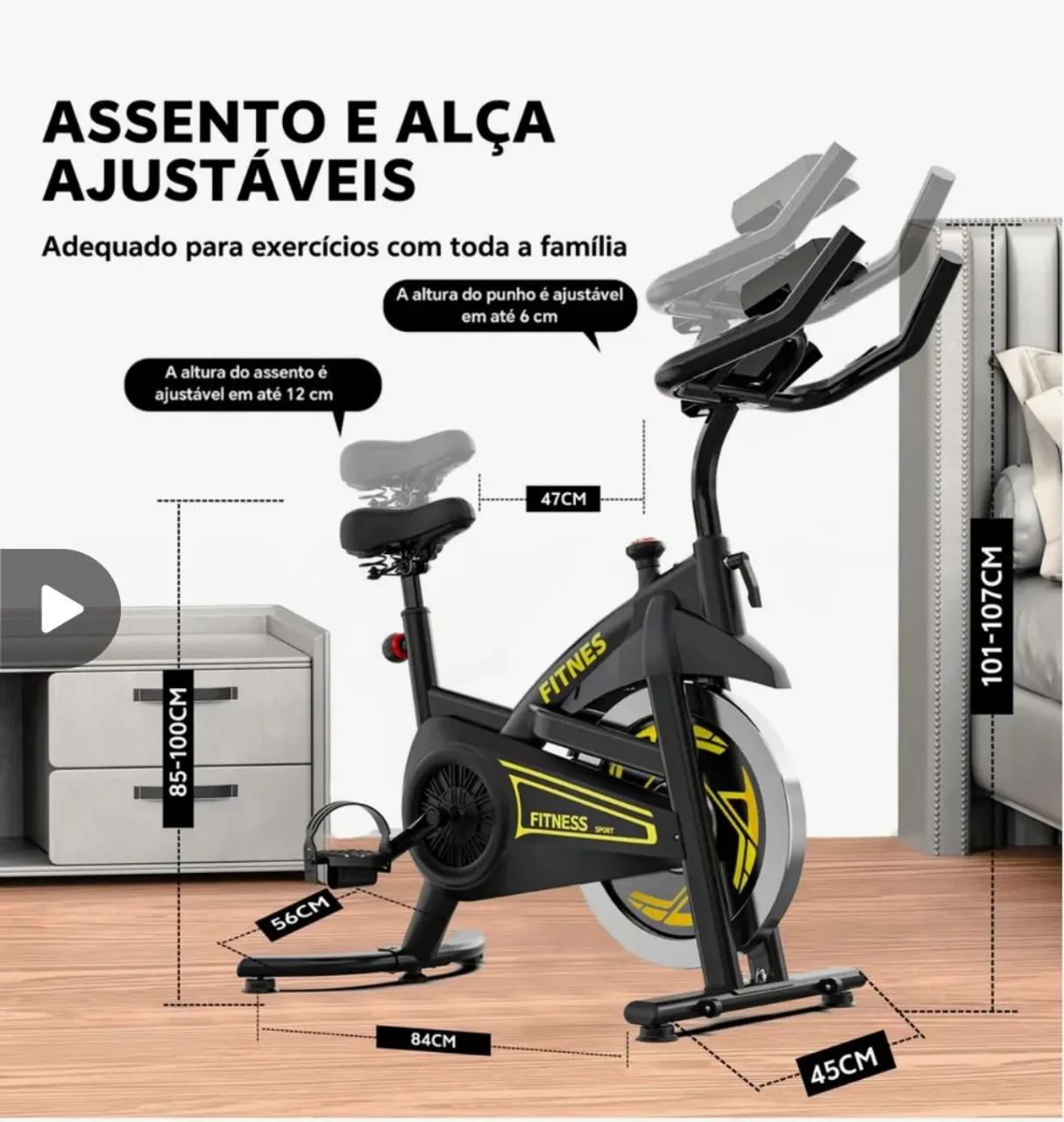 Bicicleta ergométrica super nova.  - Foto 2