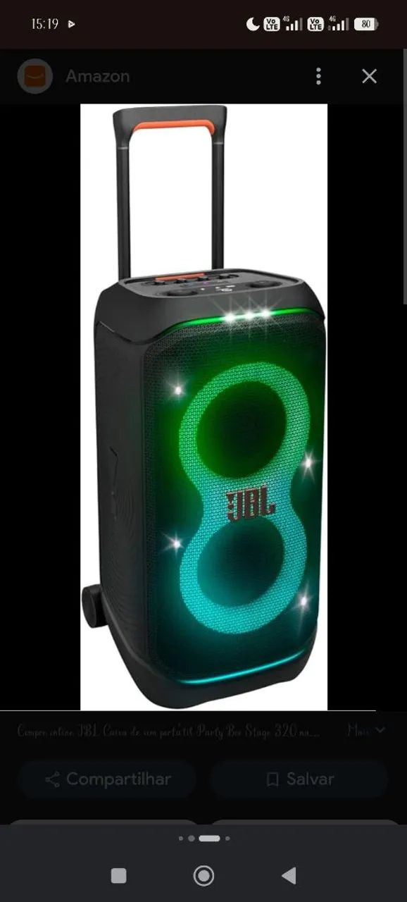 Vendo ou troco JBL 320 stage 