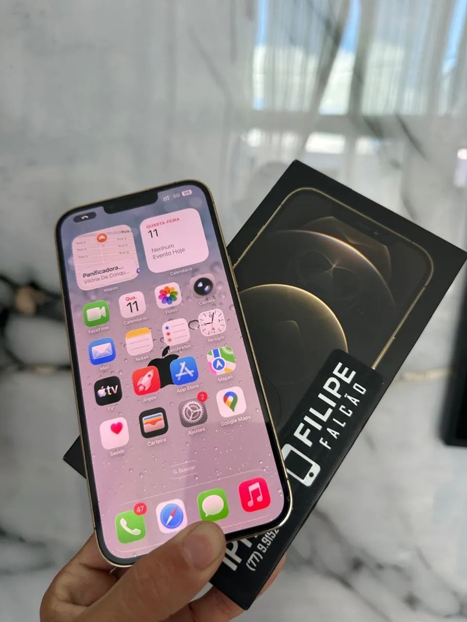 iPhone 13 Pro Max 128gb Gold - Celulares e Smartphones - Primavera