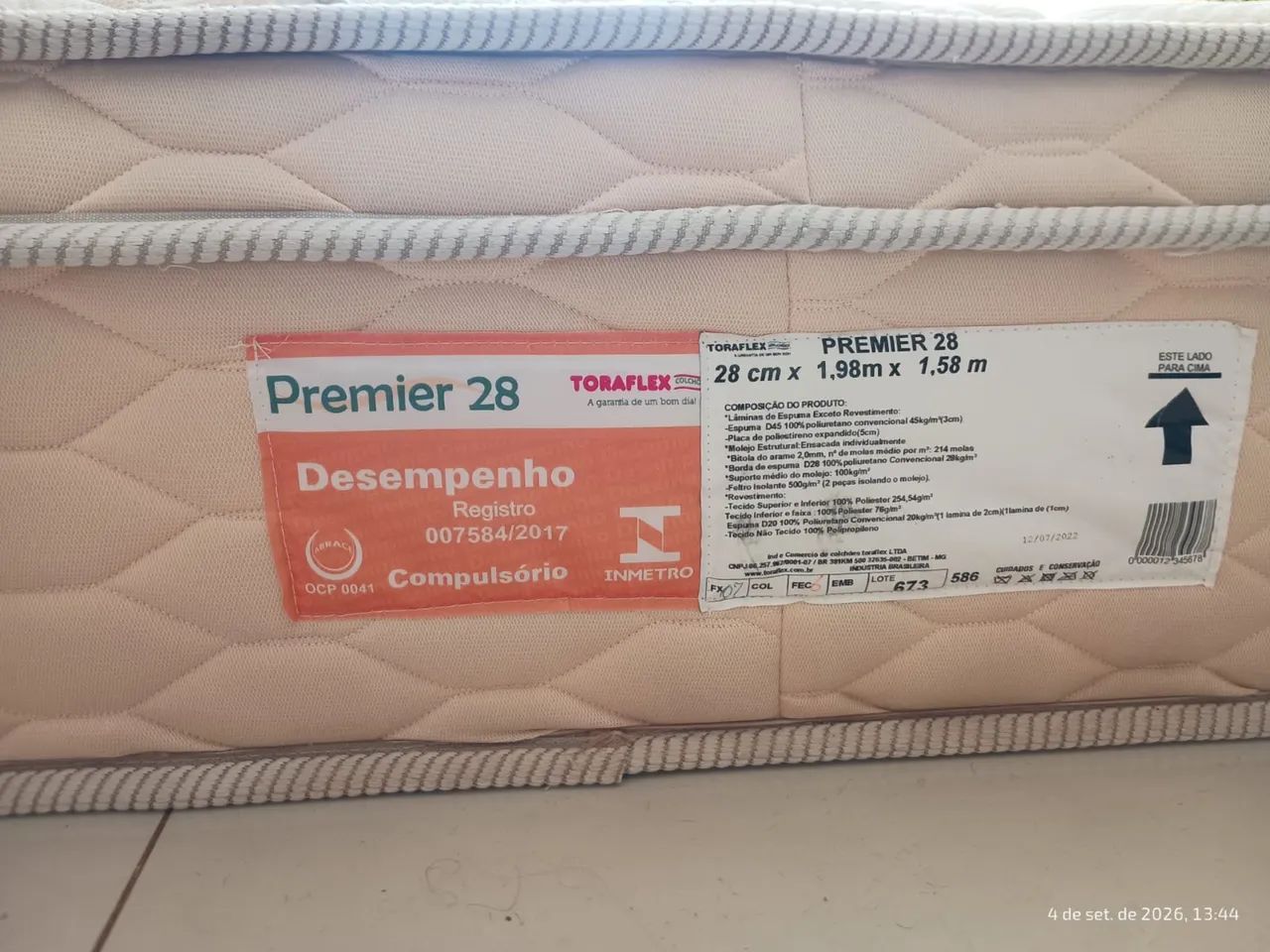 Vendo box e colchão queen - mola ensacada - toraflex