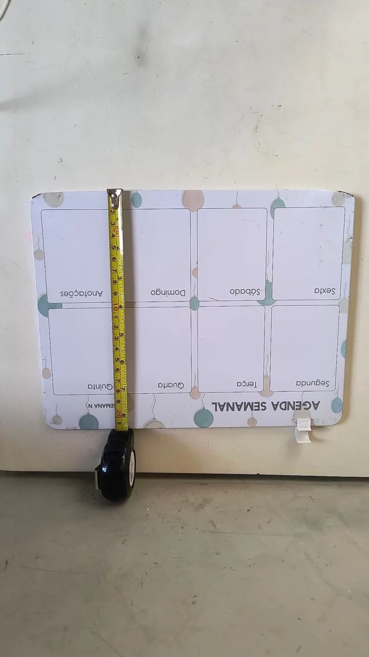 Quadro lousa rotina semanal - Foto 4
