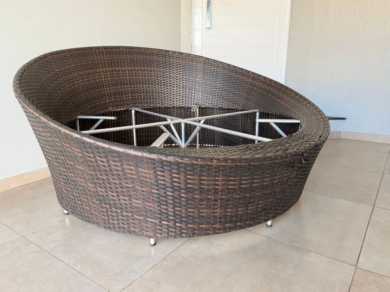 Chaise 1,70m somente estrutura  - Foto 2