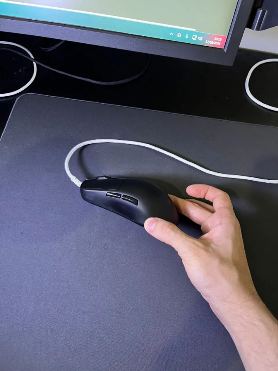 Mouse Endgame Gear OP1 8K Black + Cabo Flexcord + Micro Bungee Pulsar + Caixa - Foto 3