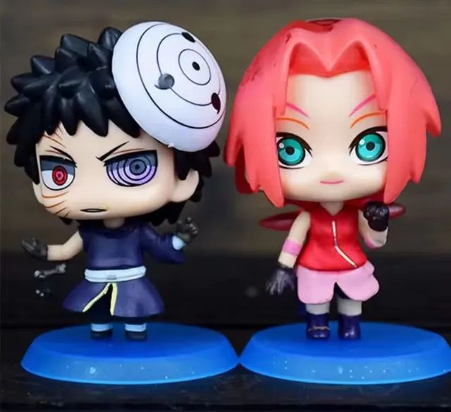 6 pçs/set Naruto Shippuden Anime figura - Foto 5