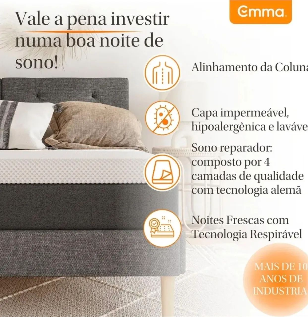Colchão Emma King - Foto 4