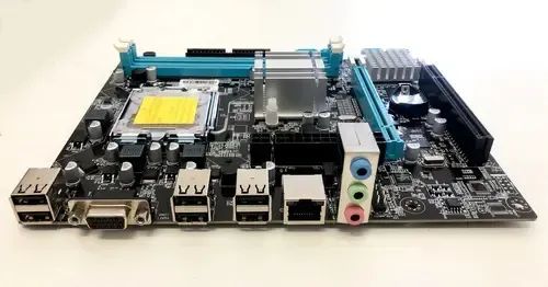 Placa-mãe do computador Brazil PC 775 BPC-GA41AG-B3 1 - Preto - Foto 2
