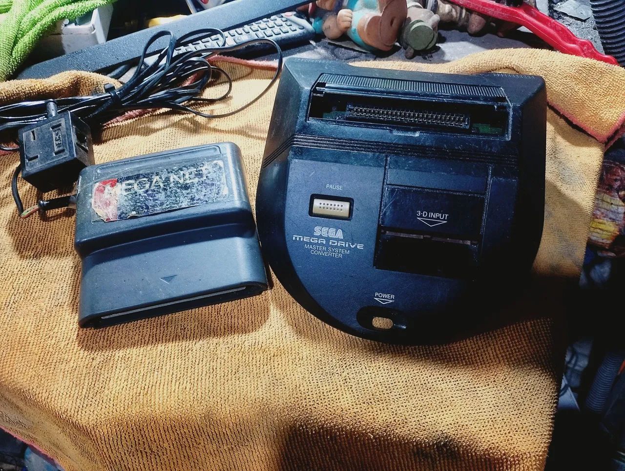 conversor master system mega drive+ modem meganet