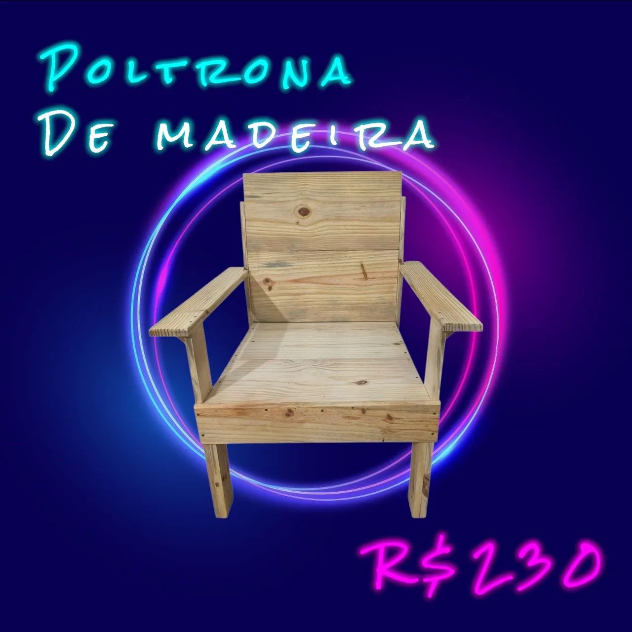 Poltrona de Pinus 