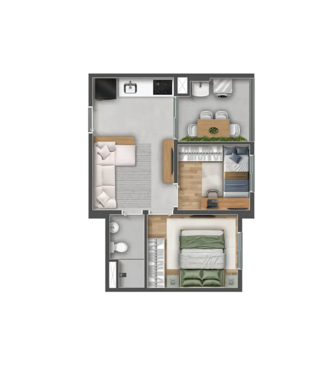 PLANTA 35m²