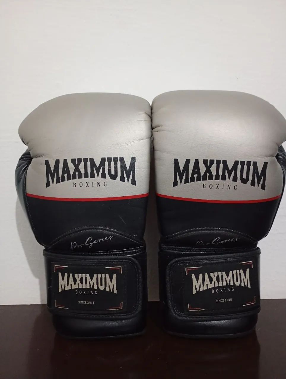 Luvas profissionais Maximum 16oz prateada