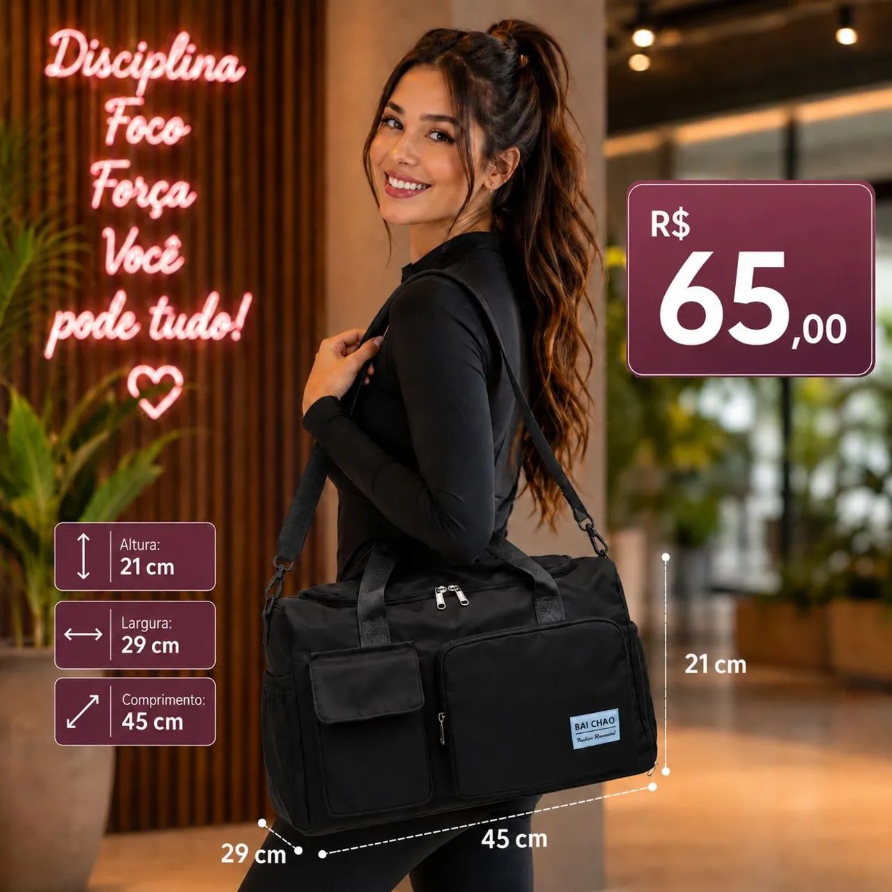 Bolsa de viagem/ academia  - Foto 2