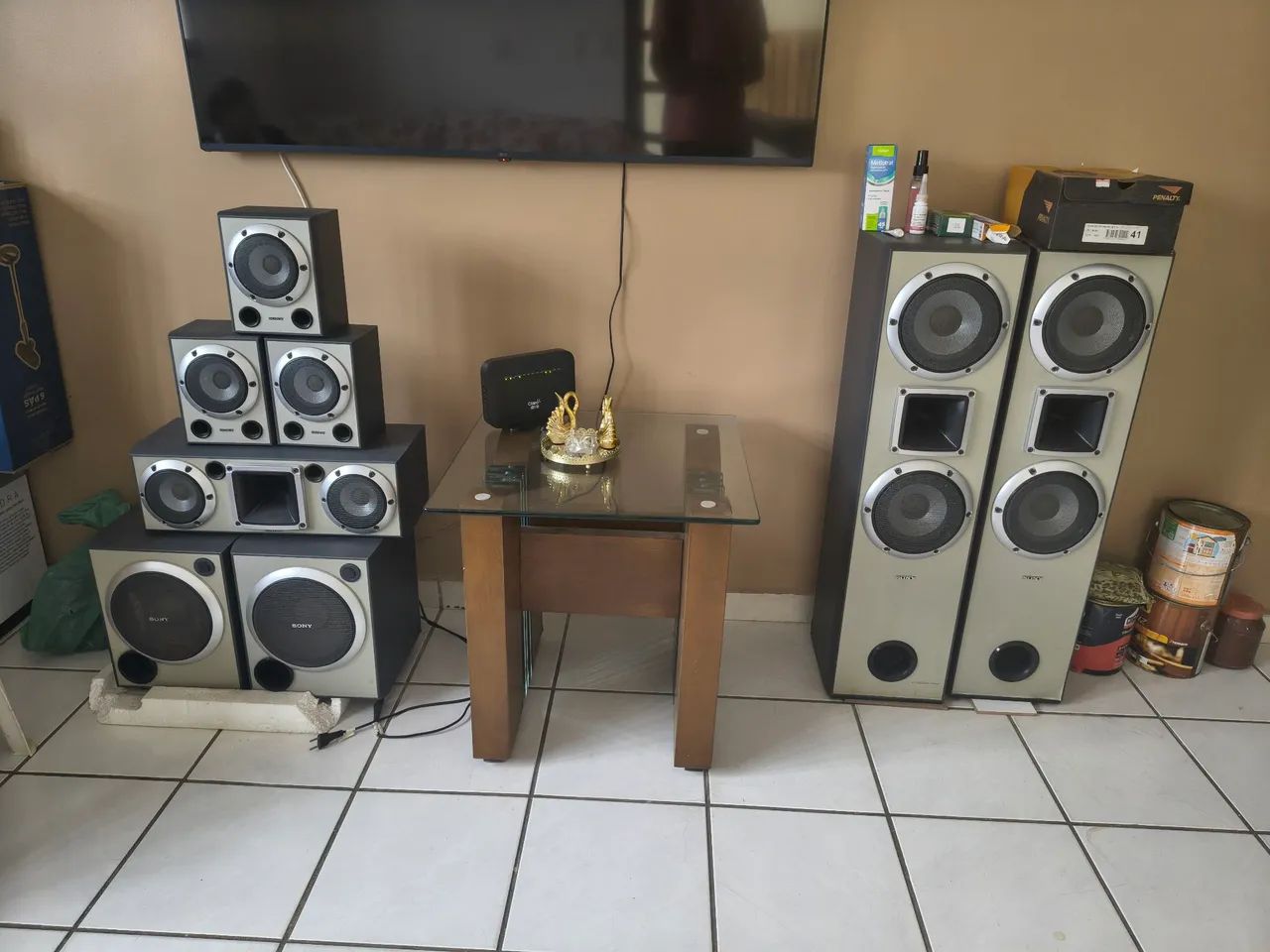 Caixas Sony Muteki 6.2 1000w(Leia a descrição) - Aparelhos de Som Caixas Sony Muteki 6.2 1000w(Leia a descrição) - Aparelhos de Som