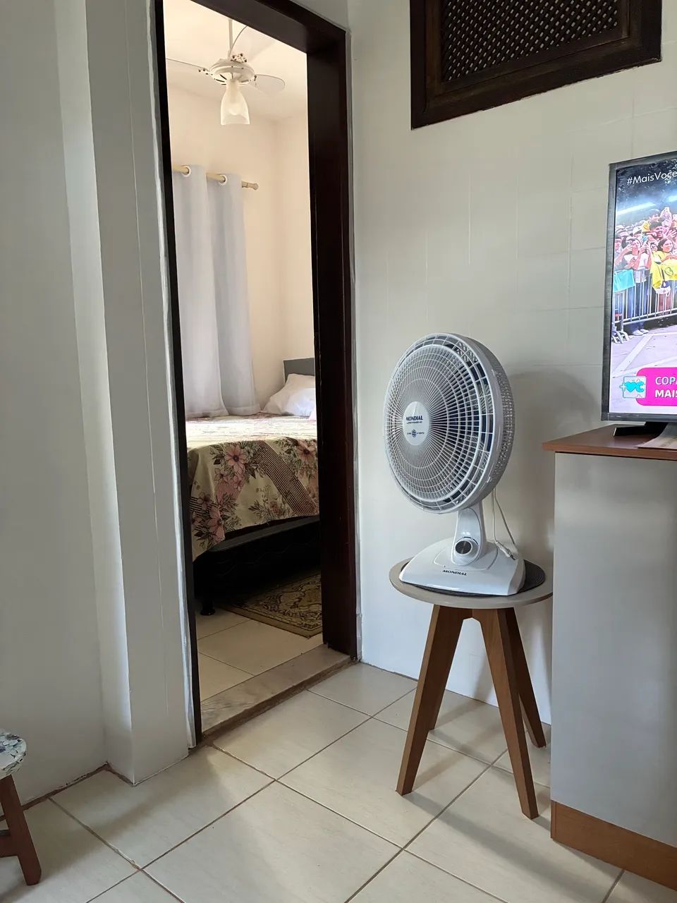 Casa 1 quarto, mobiliada, rua fechada, segurança 24 h, em Vilas Atlântico  - Foto 4