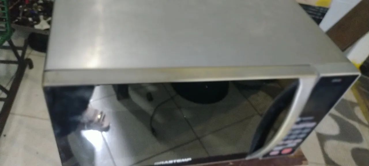 Microondas Brastemp inox espelhado  - Foto 4